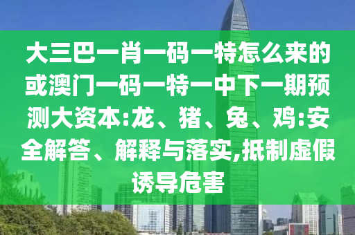 大三巴一肖一碼一特怎么來(lái)的或澳門(mén)一碼一特一中下一期預(yù)測(cè)大資本:龍、豬、兔、雞:安全解答、解釋與落實(shí),抵制虛假誘導(dǎo)危害